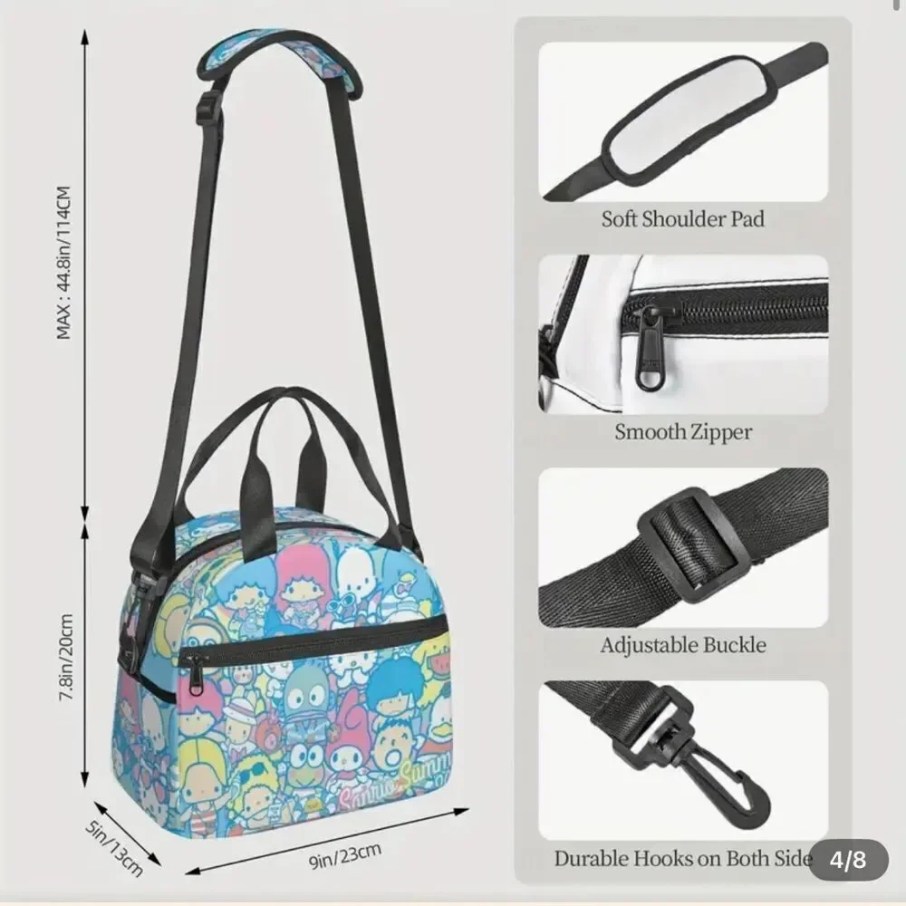 Sanrio Kids Cartoon Print Bag - Blue